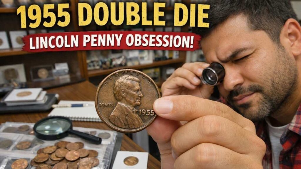 1955 Double Die Lincoln Penny Obsession: Famous $300M Mistake That Collectors Crave
