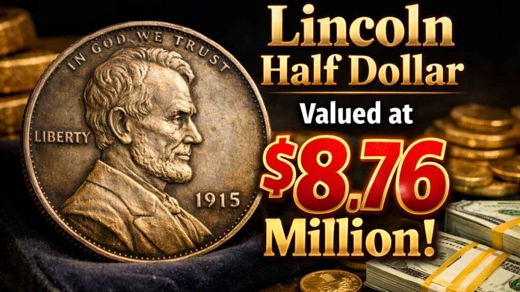 Lincoln Half Dollar Valued at $8.76 Million: Still in Everyday Use