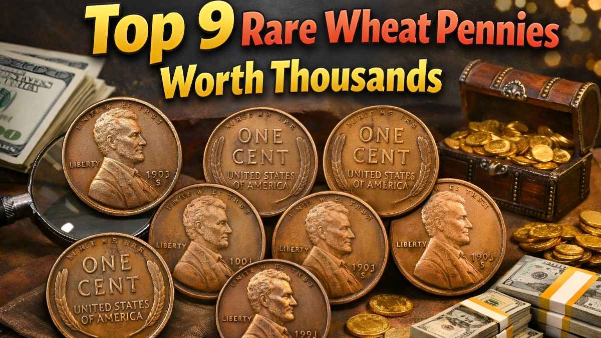Top 9 Rare Wheat Pennies Worth Thousands: Hidden Treasures in Your Pocket Change